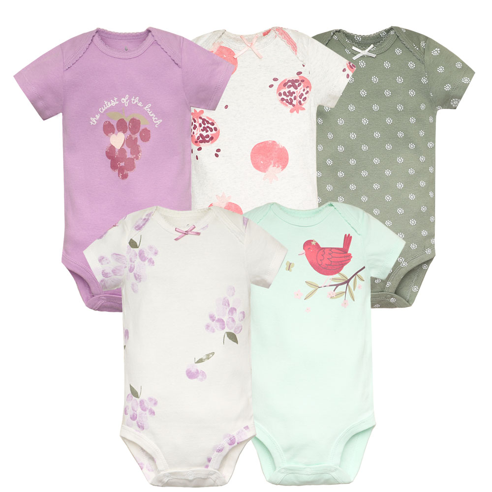 Baby Products Website - 5 шт./лот, боди для малышей, модная