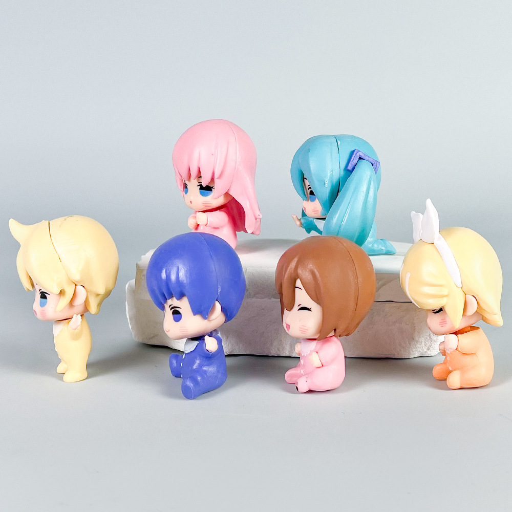 6 шт./компл., аниме Hatsune Mi – обзор и цена Baby Q Products