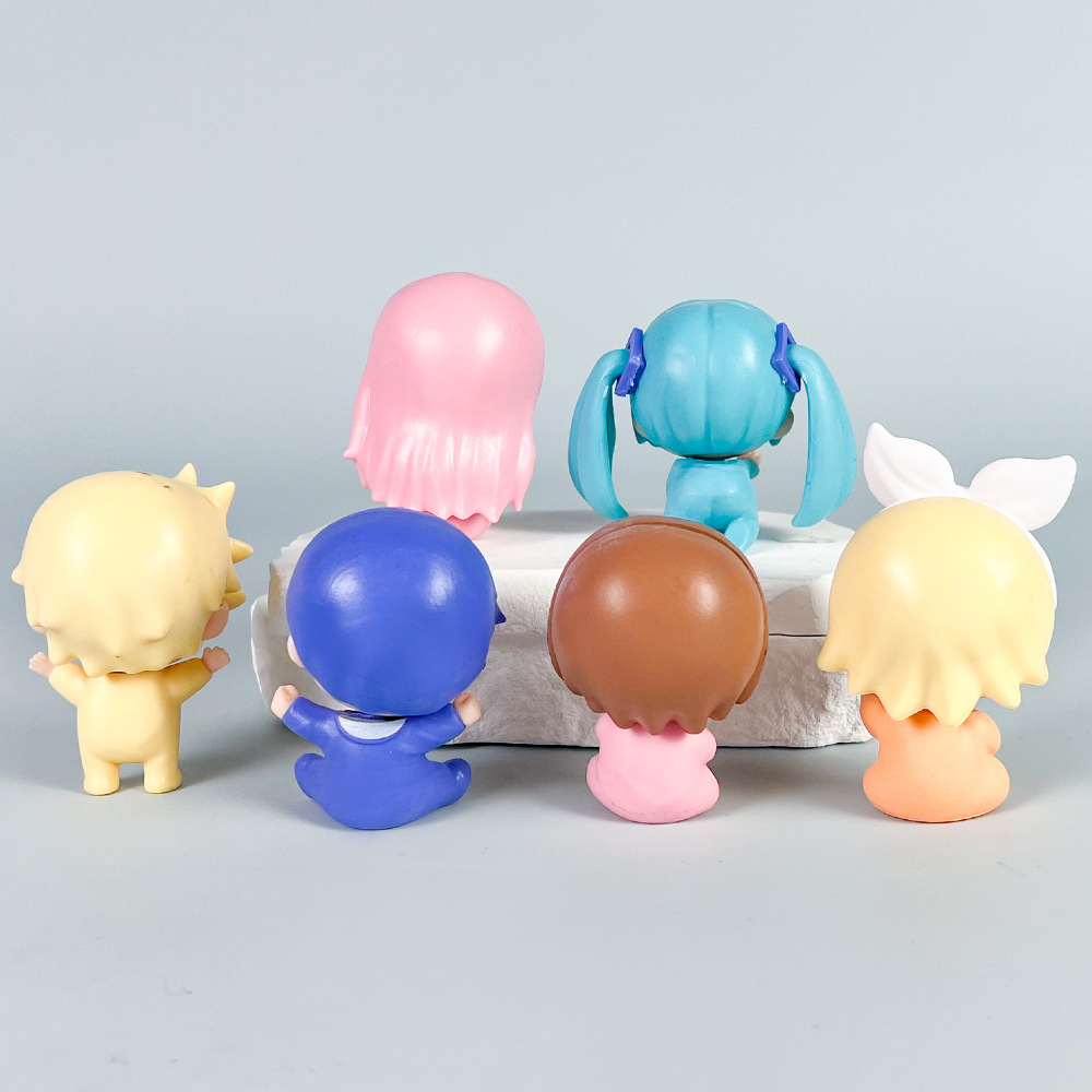 6 шт./компл., аниме Hatsune Mi – обзор и цена Baby Q Products